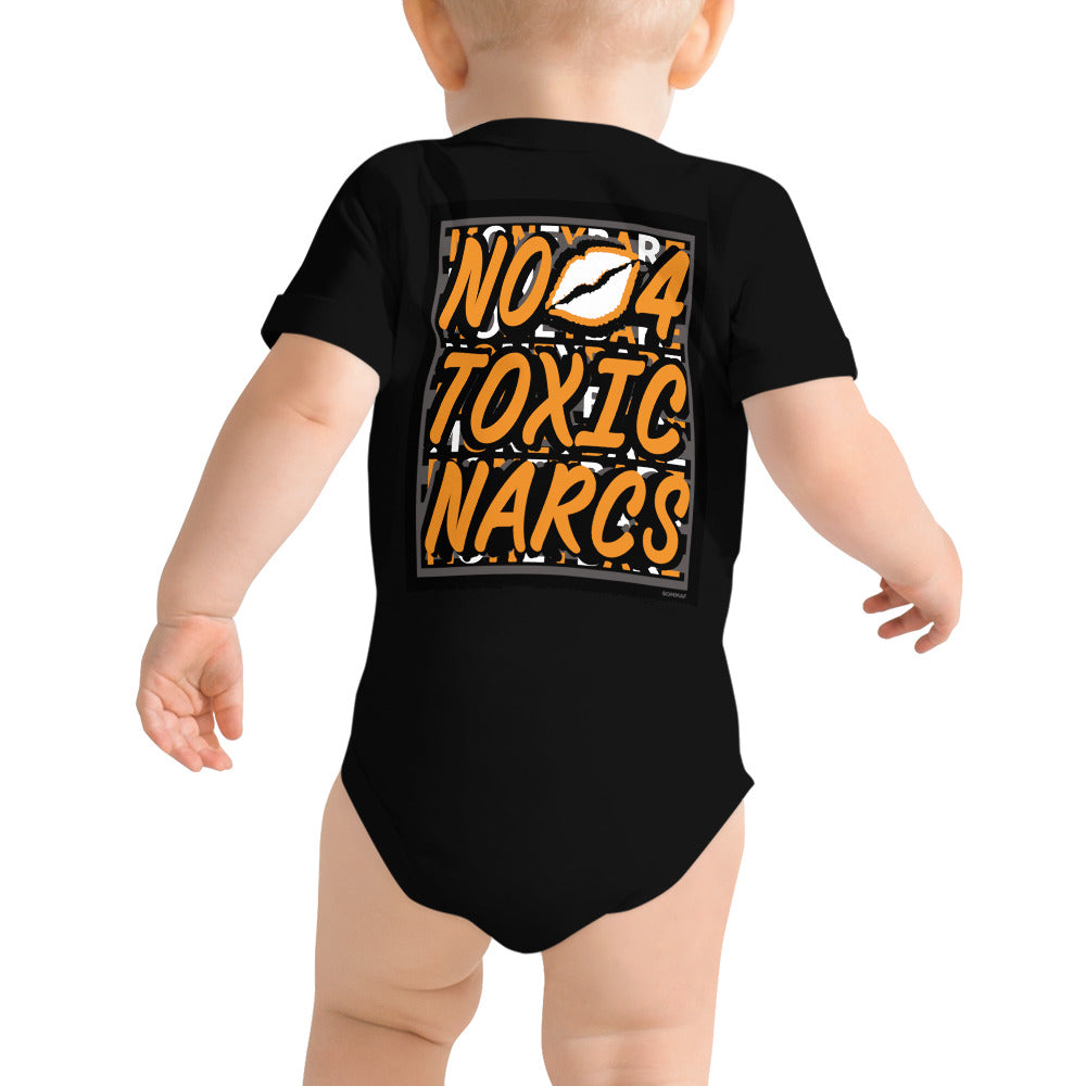 MONEYBARE N4TN-1 Baby Bodysuit One-Piece Onesie - Orange
