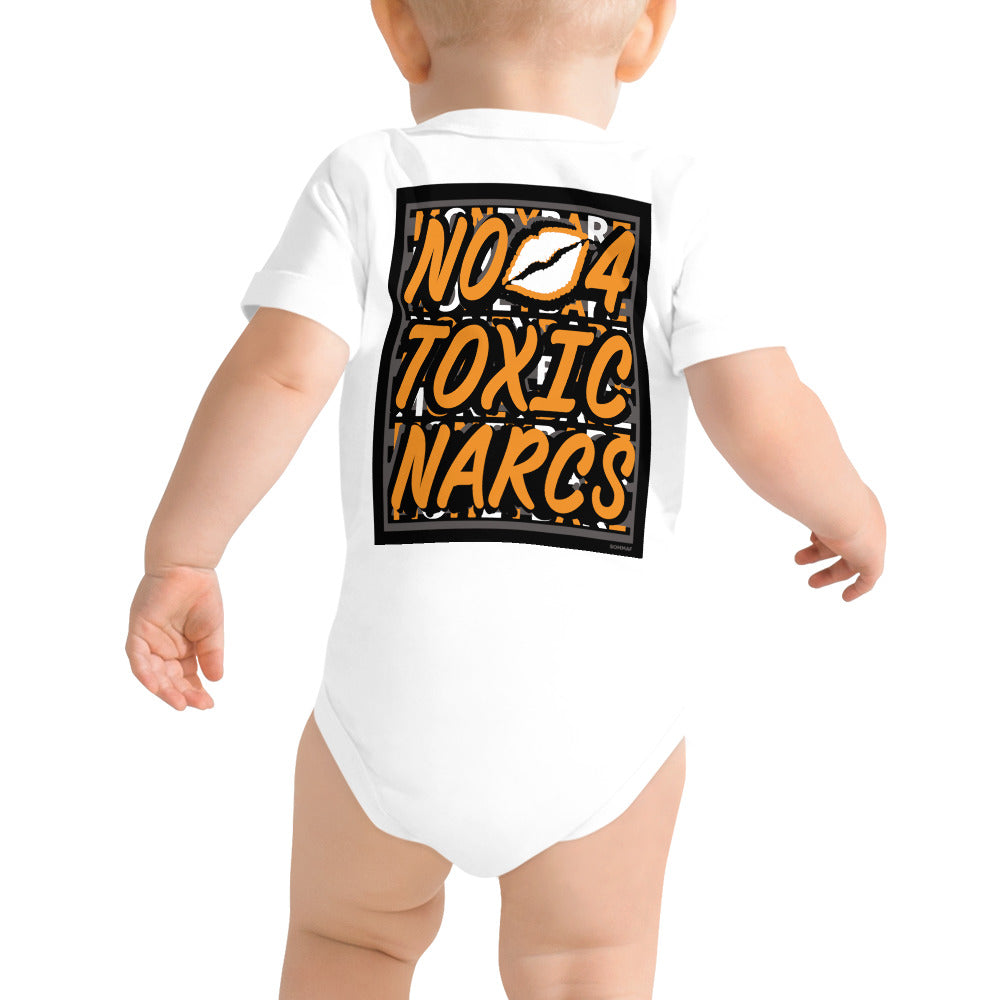 MONEYBARE N4TN-1 Baby Bodysuit One-Piece Onesie - Orange
