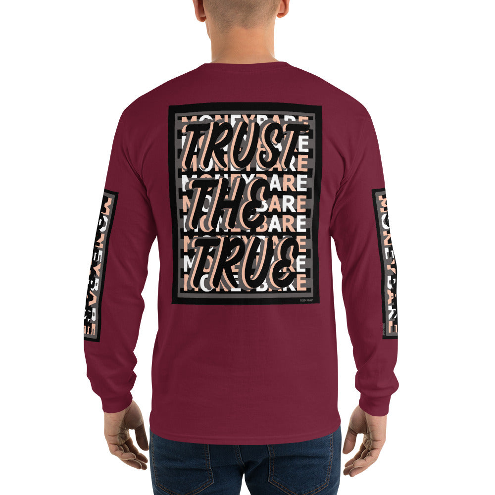 TTT-1 Men’s Long Sleeve Shirt - Peach