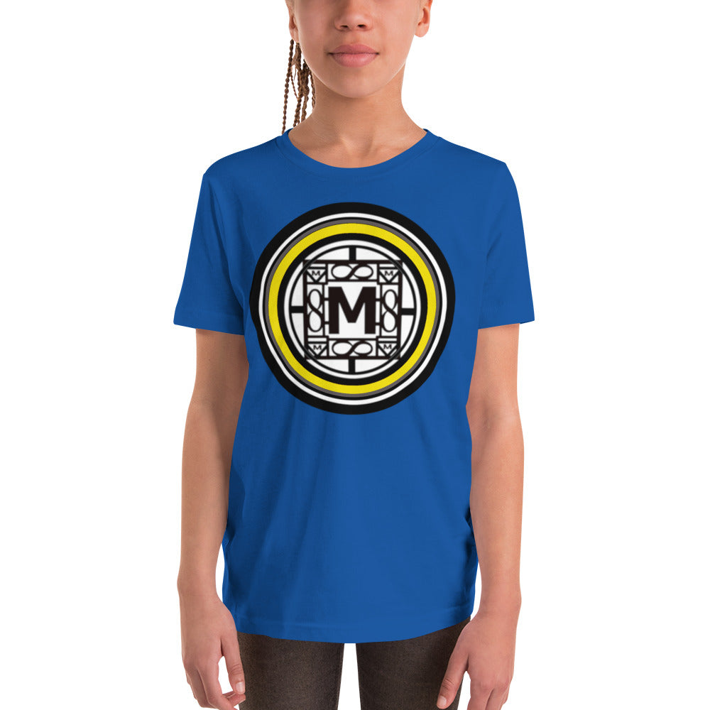MONEYBARE TTM-1 Youth Short Sleeve Premium T-Shirt - Yellow In Icon