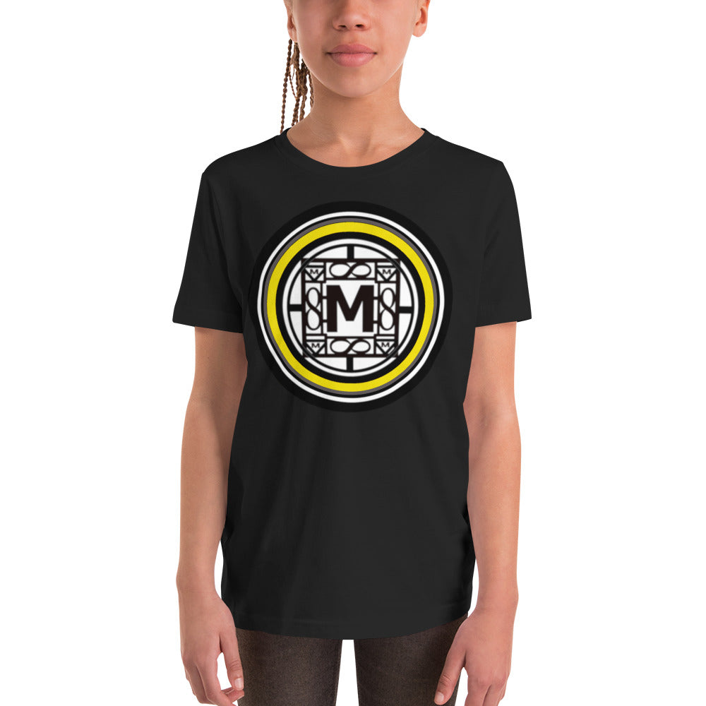MONEYBARE TTM-1 Youth Short Sleeve Premium T-Shirt - Yellow In Icon