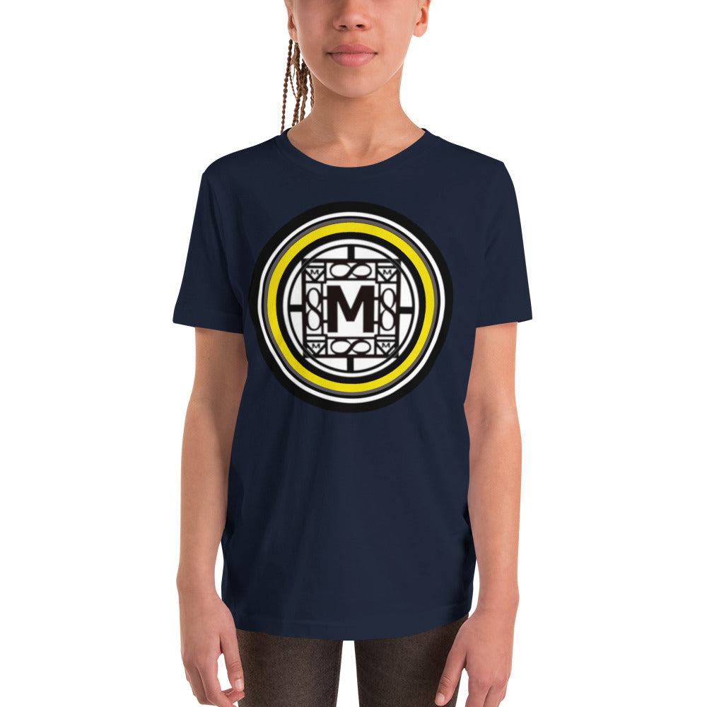 MONEYBARE TTM-1 Youth Short Sleeve Premium T-Shirt - Yellow In Icon