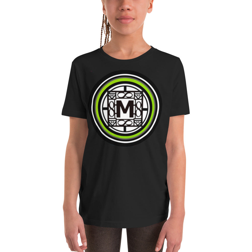 MONEYBARE TTM-1 Youth Short Sleeve Premium T-Shirt - Green In Icon