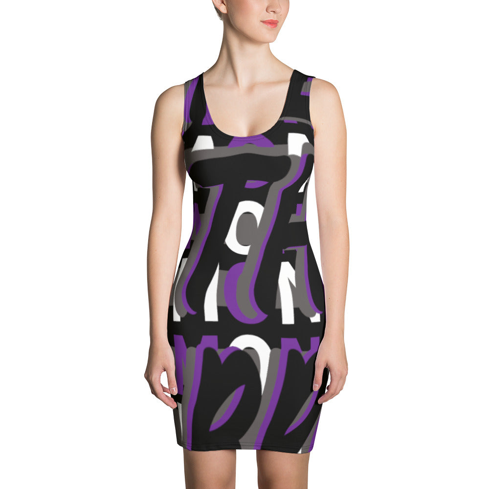 MONEYBARE Boss Fancy FTB-1 "Contouresque" Dress - Purple in Icon