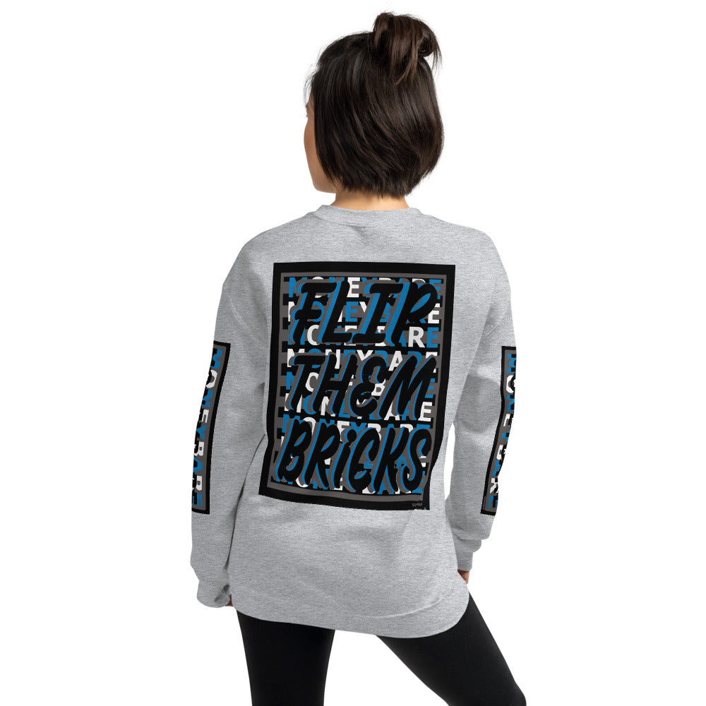 MONEYBARE FTB-1 Sweatshirt - Blue