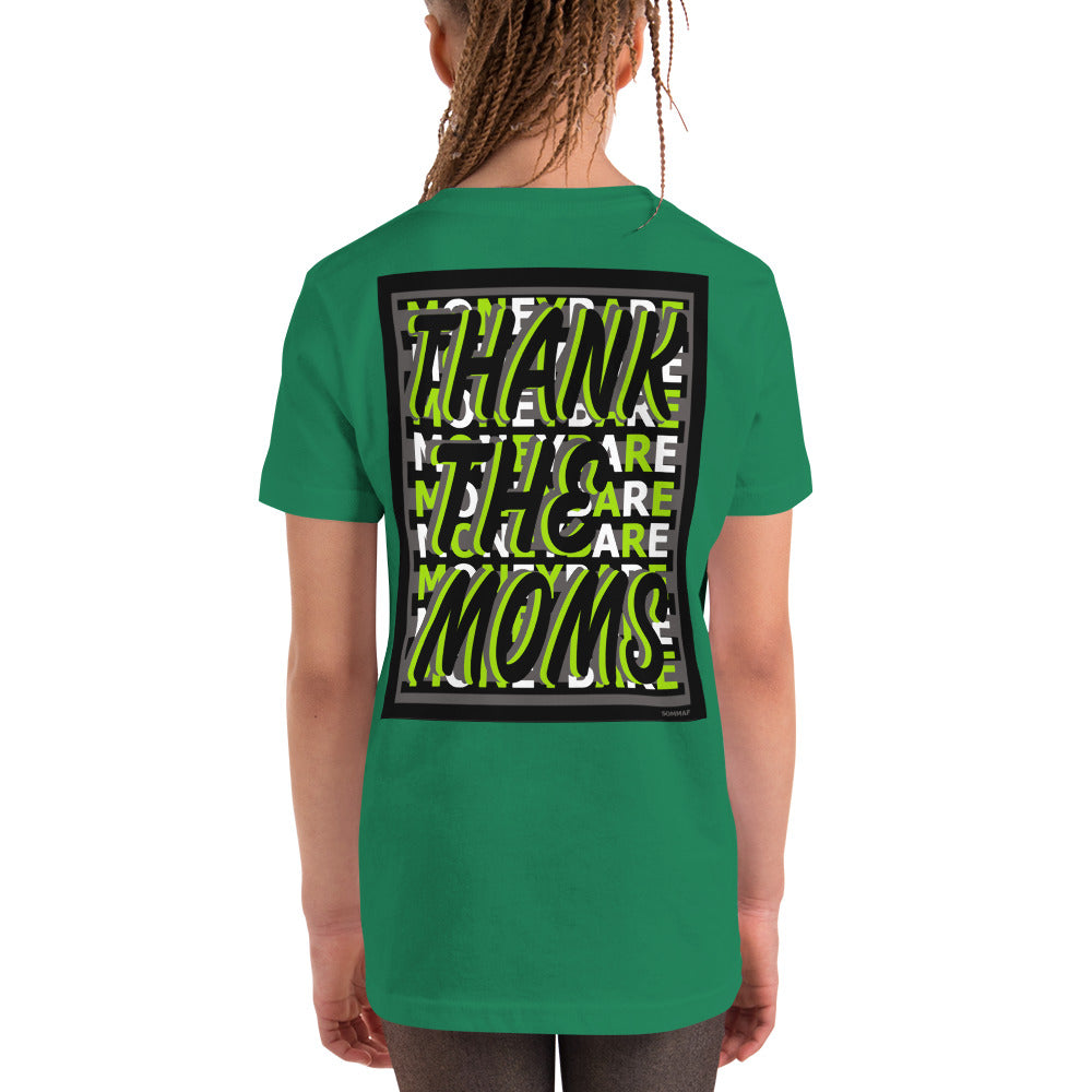 MONEYBARE TTM-1 Youth Short Sleeve Premium T-Shirt - Green In Icon