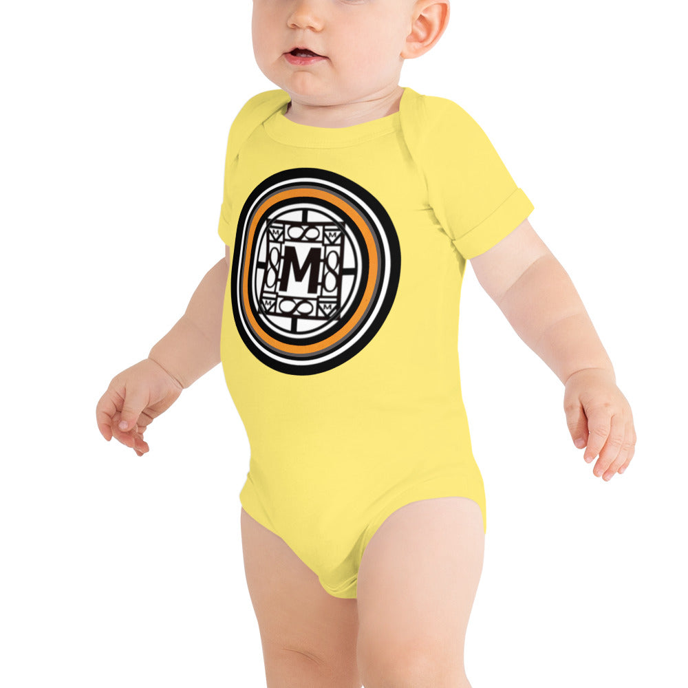 MONEYBARE FTB-1 Baby Bodysuit One-Piece Onesie - Orange