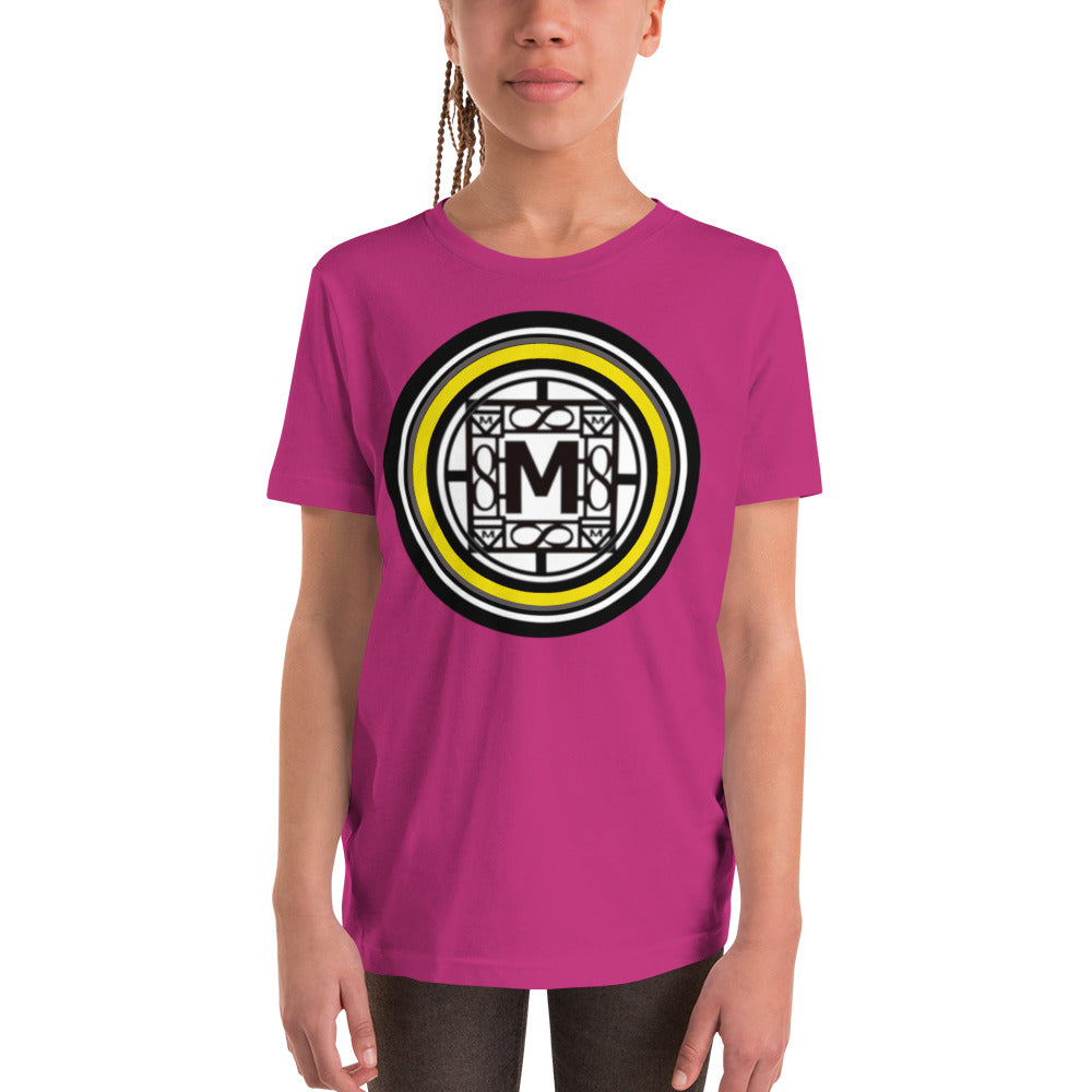 MONEYBARE TTM-1 Youth Short Sleeve Premium T-Shirt - Yellow In Icon