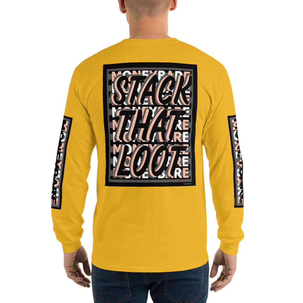 STL-1 Men’s Long Sleeve Shirt - Peach