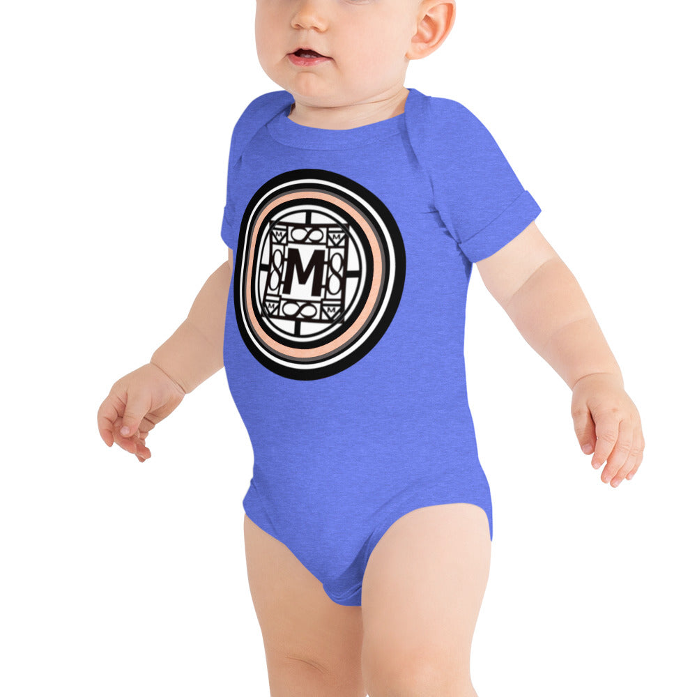 MONEYBARE TTT-1 Baby Bodysuit One-Piece Onesie - Peach