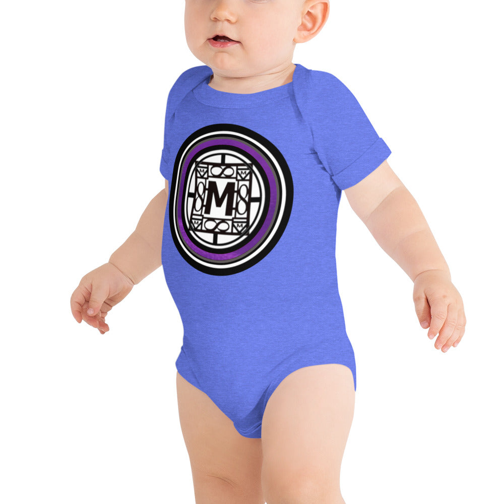 MONEYBARE TTT-1 Baby Bodysuit One-Piece Onesie - Purple