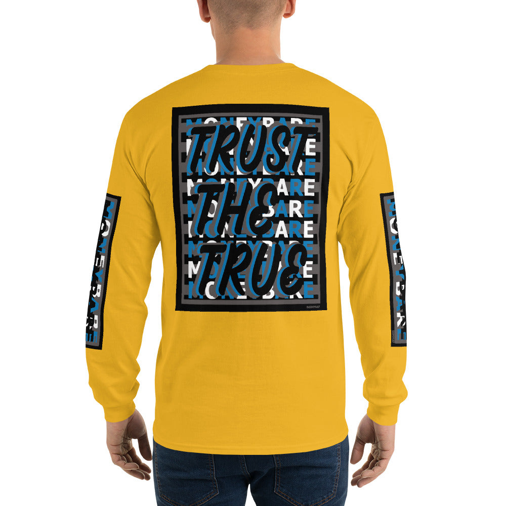 TTT-1 Men’s Long Sleeve Shirt - Blue In Icon
