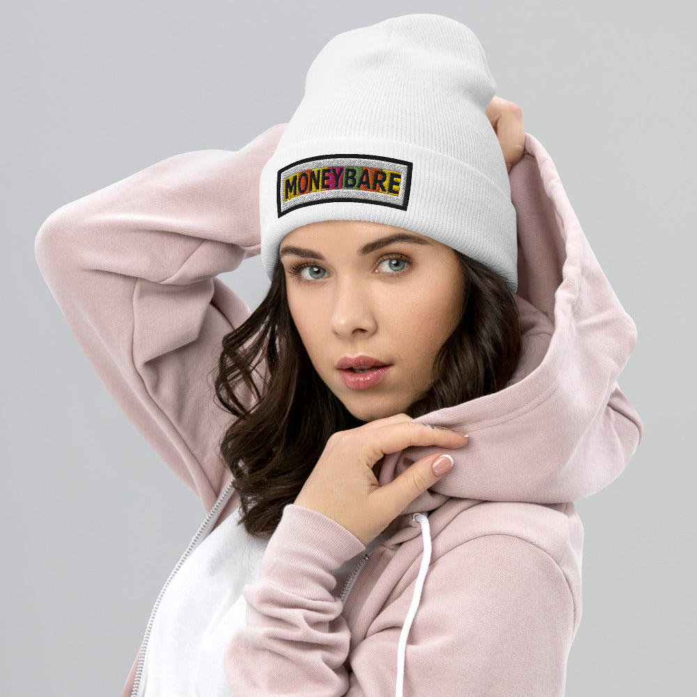 MONEYBARE Cuffed Beanie/Skully - Spectrum/Rainbow