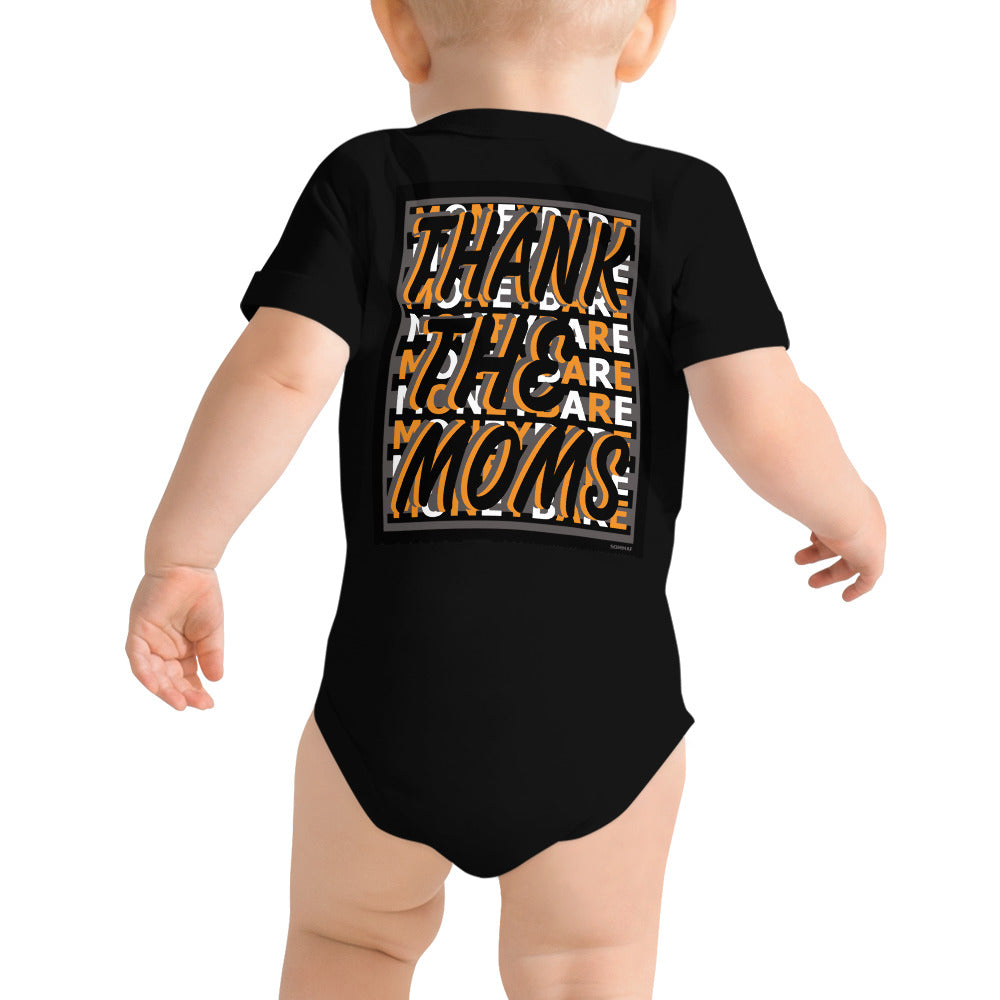 MONEYBARE TTM-1 Baby Bodysuit One-Piece Onesie - Orange
