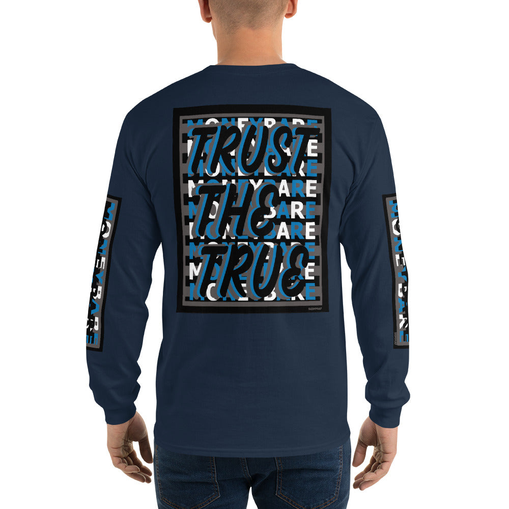 TTT-1 Men’s Long Sleeve Shirt - Blue In Icon