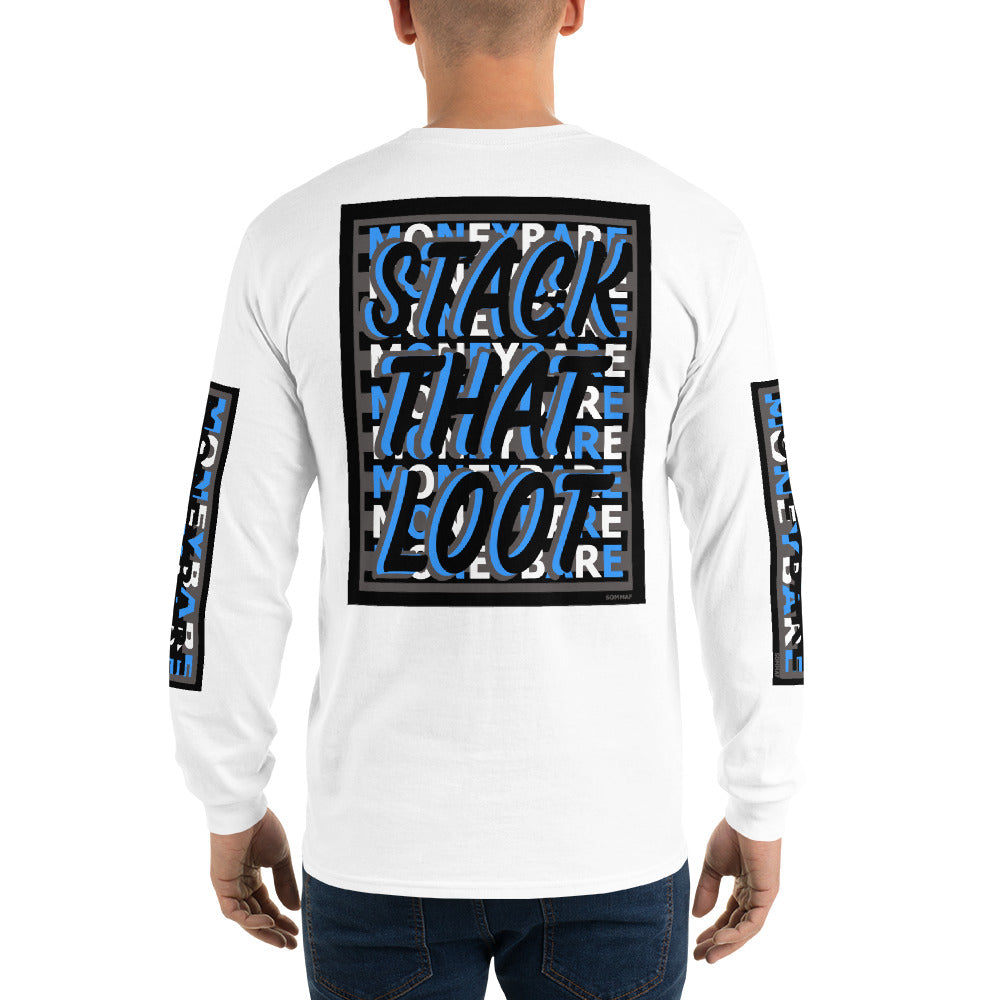 STL-1 Men’s Long Sleeve Shirt - Aqua