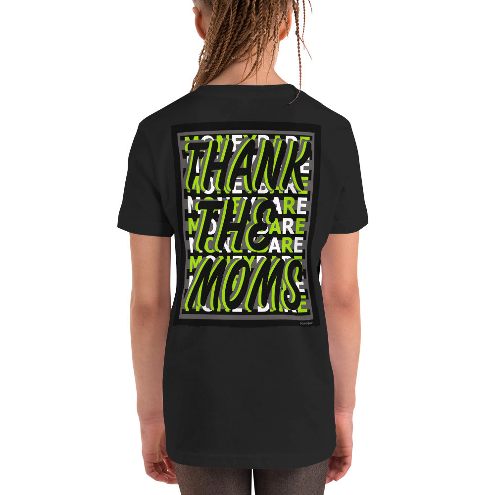 MONEYBARE TTM-1 Youth Short Sleeve Premium T-Shirt - Green In Icon