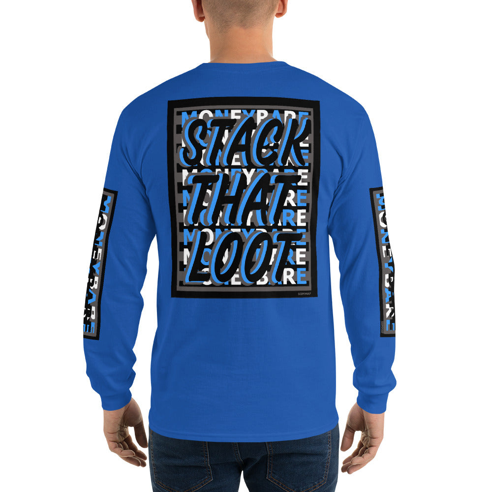 STL-1 Men’s Long Sleeve Shirt - Aqua