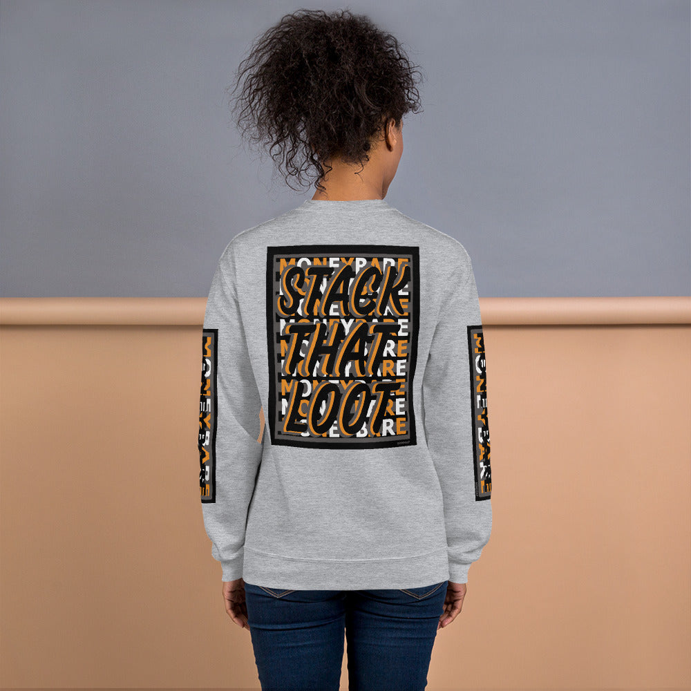 MONEYBARE STL-1 Sweatshirt - Orange