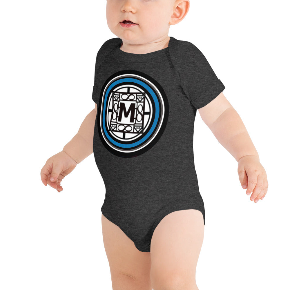 MONEYBARE TTT-1 Baby Bodysuit One-Piece Onesie - Blue