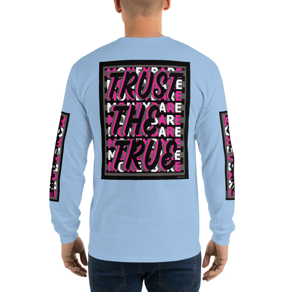 TTT-1 Men’s Long Sleeve Shirt - Pink