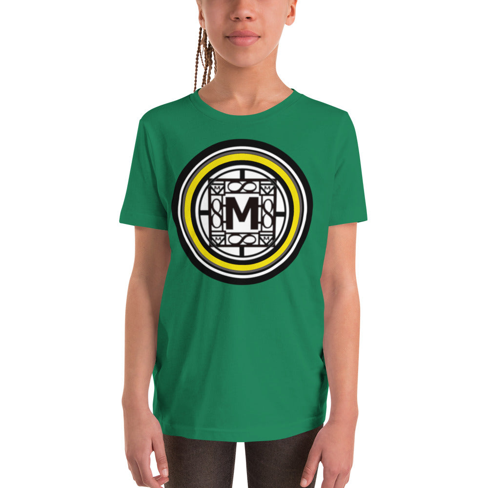 MONEYBARE TTM-1 Youth Short Sleeve Premium T-Shirt - Yellow In Icon