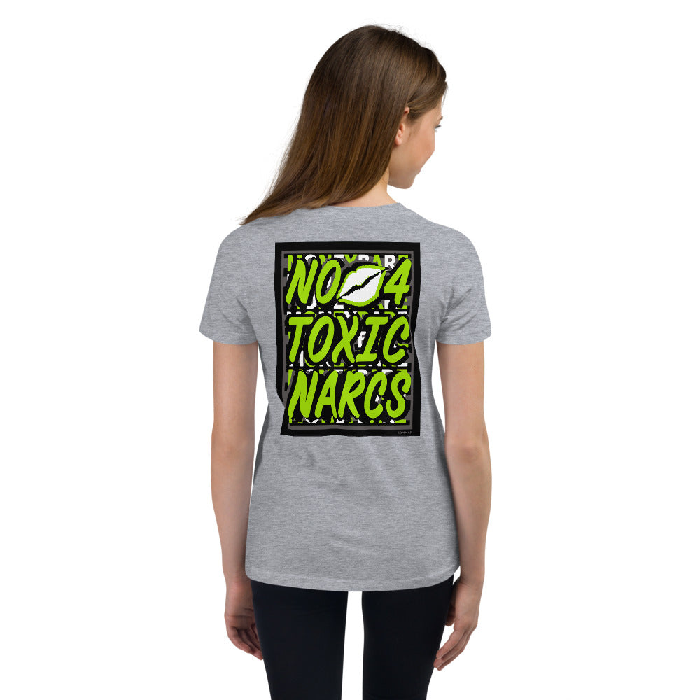MONEYBARE N4TN-1 Youth Short Sleeve Premium T-Shirt - Green In Icon