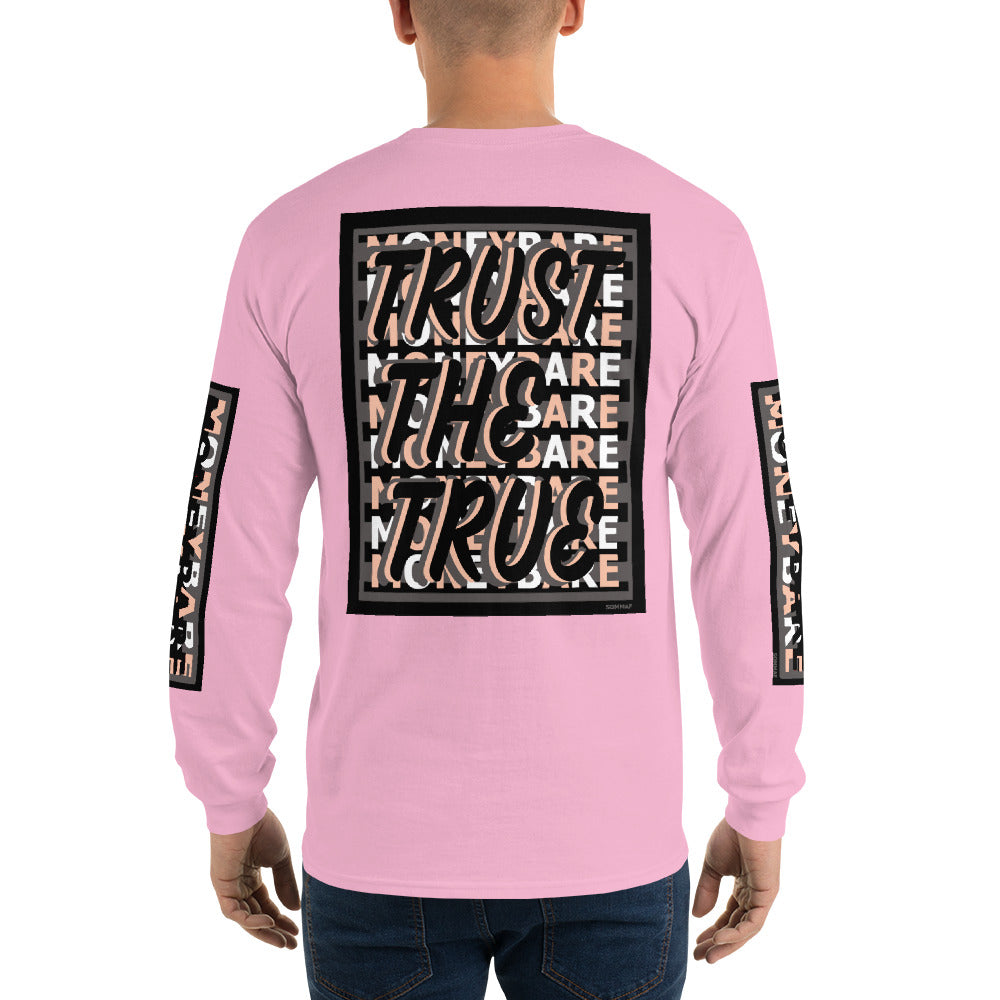 TTT-1 Men’s Long Sleeve Shirt - Peach