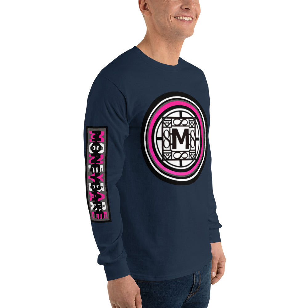 STL-1 Men’s Long Sleeve Shirt - Pink
