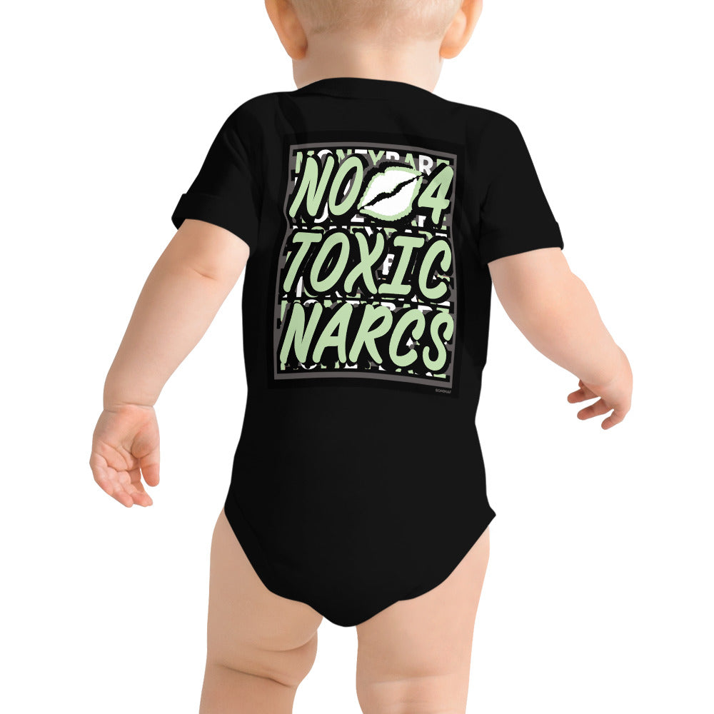 MONEYBARE N4TN-1 Baby Bodysuit One-Piece Onesie - Mint Green
