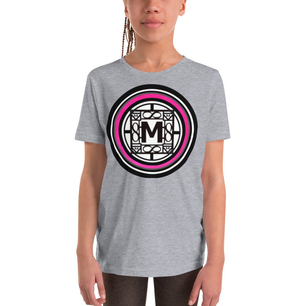 MONEYBARE TTT-1 Youth Short Sleeve Premium T-Shirt - Pink