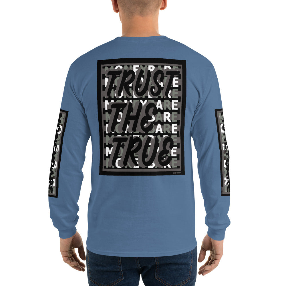 TTT-1 Men’s Long Sleeve Shirt - Grey in Icon