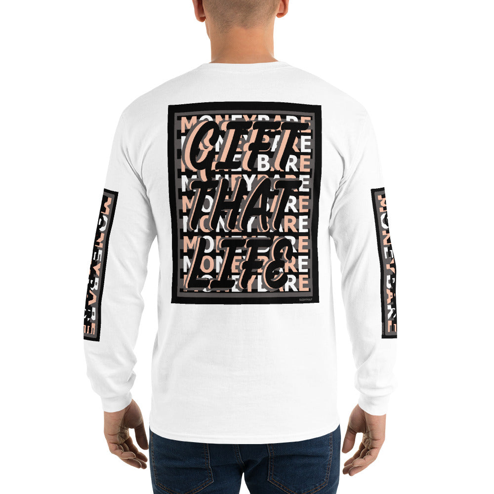 GTL-1 Men’s Long Sleeve Shirt - Peach