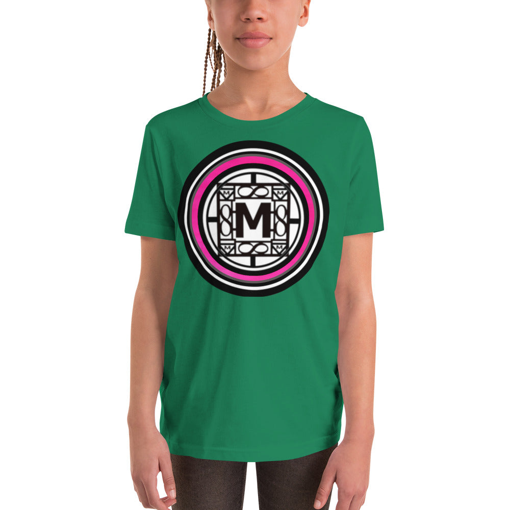 MONEYBARE TTT-1 Youth Short Sleeve Premium T-Shirt - Pink