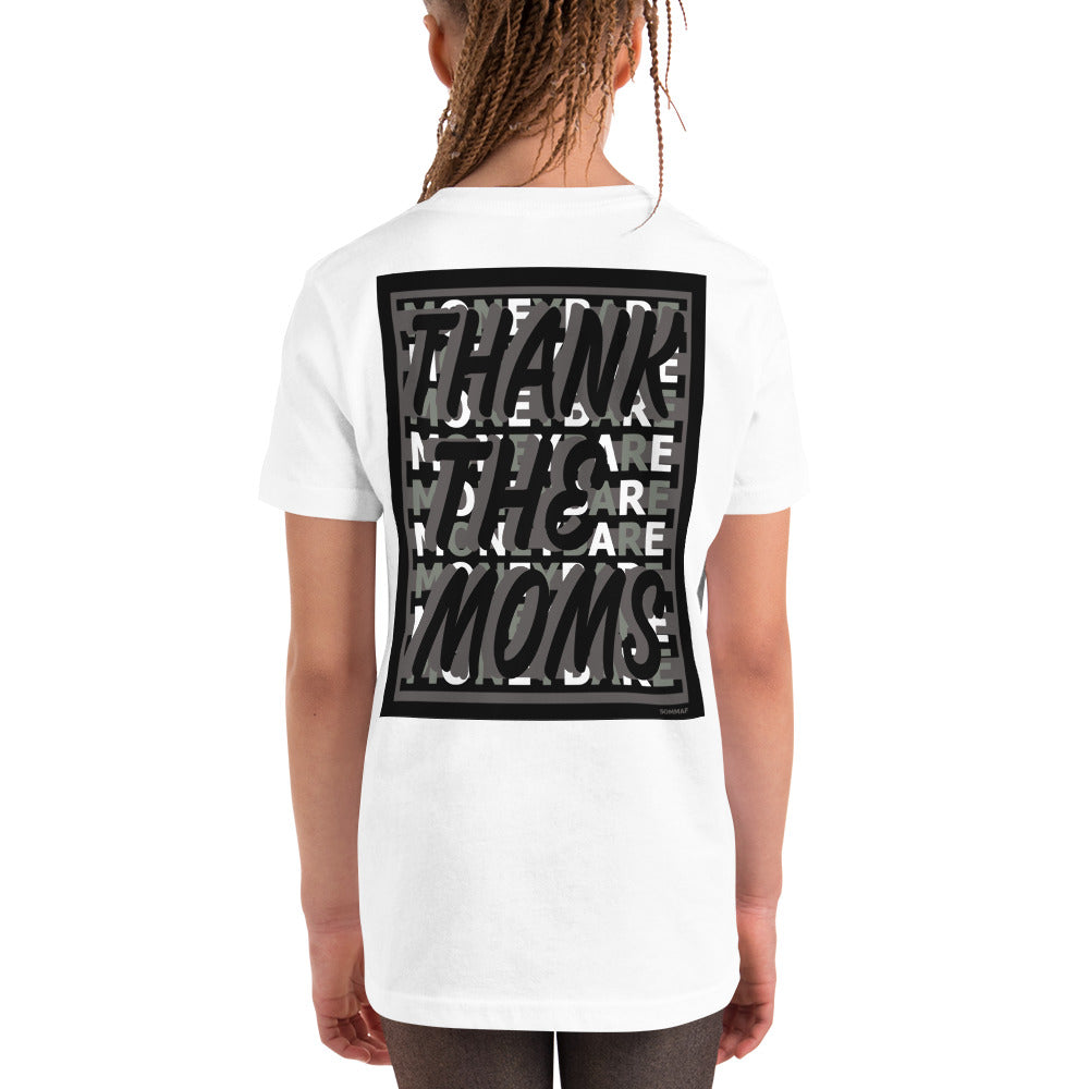 MONEYBARE TTM-1 Youth Short Sleeve Premium T-Shirt - Grey In Icon