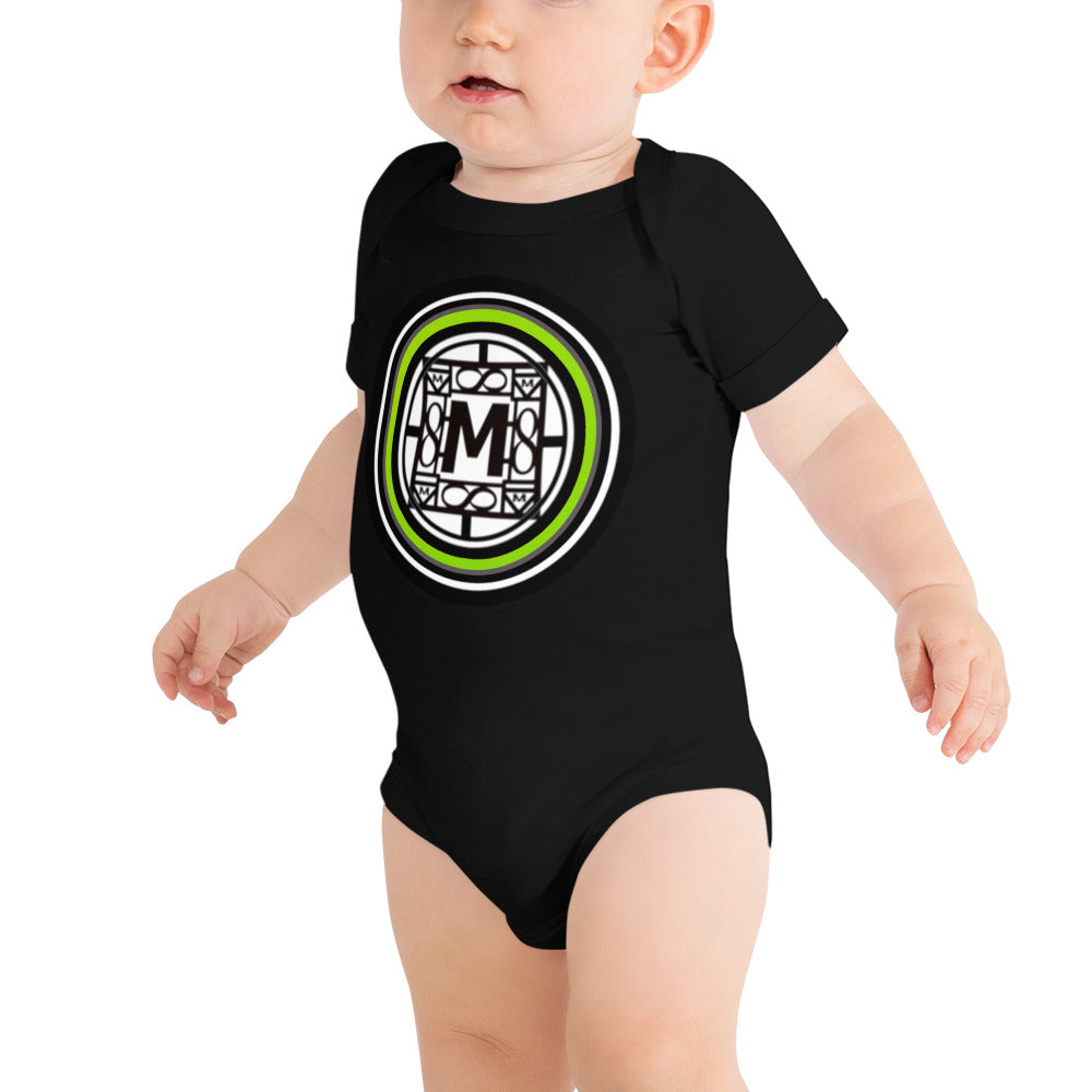 MONEYBARE N4TN-1 Baby Bodysuit One-Piece Onesie - Green
