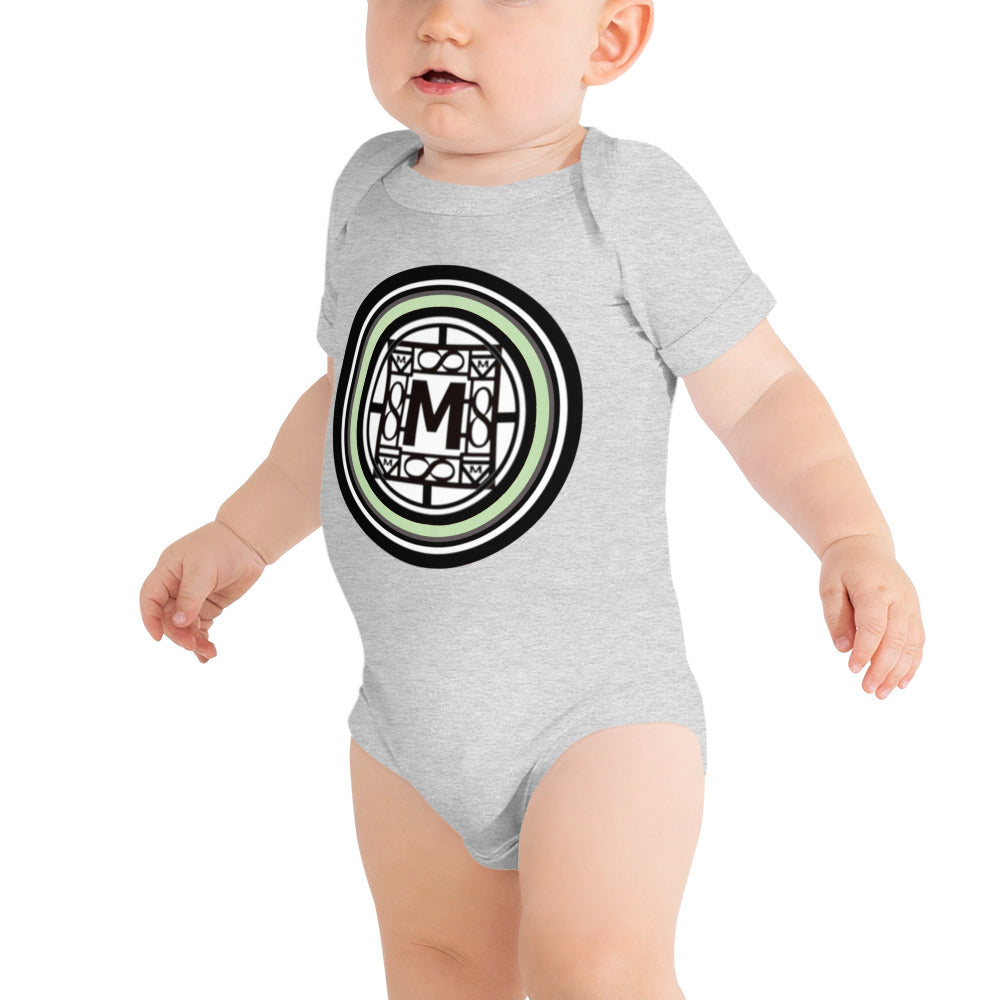 MONEYBARE N4TN-1 Baby Bodysuit One-Piece Onesie - Mint Green