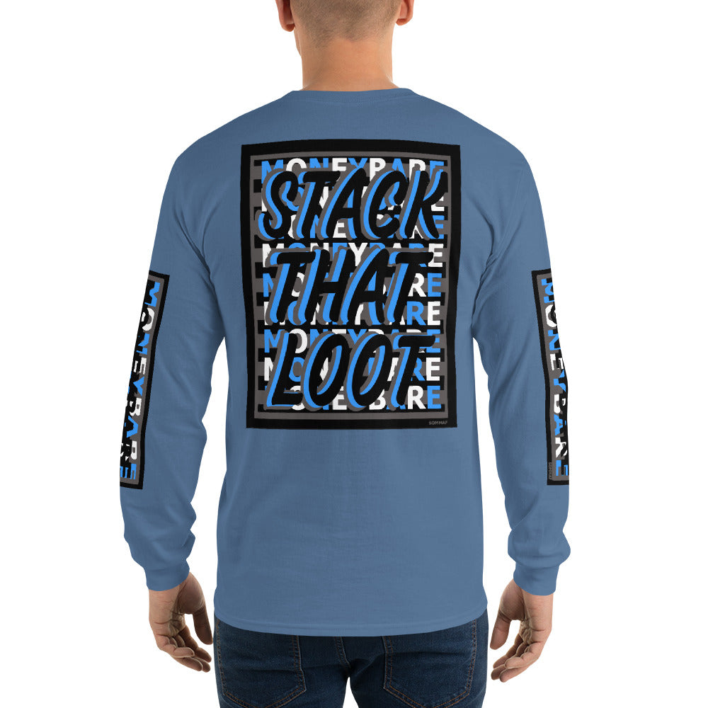 STL-1 Men’s Long Sleeve Shirt - Aqua