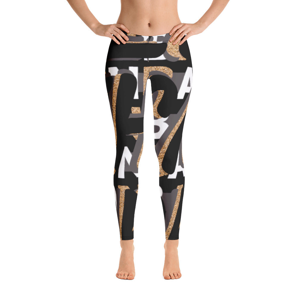 MONEYBARE Boss Fancy FTB-1 "Contouresque" Leggings - Sand in Icon