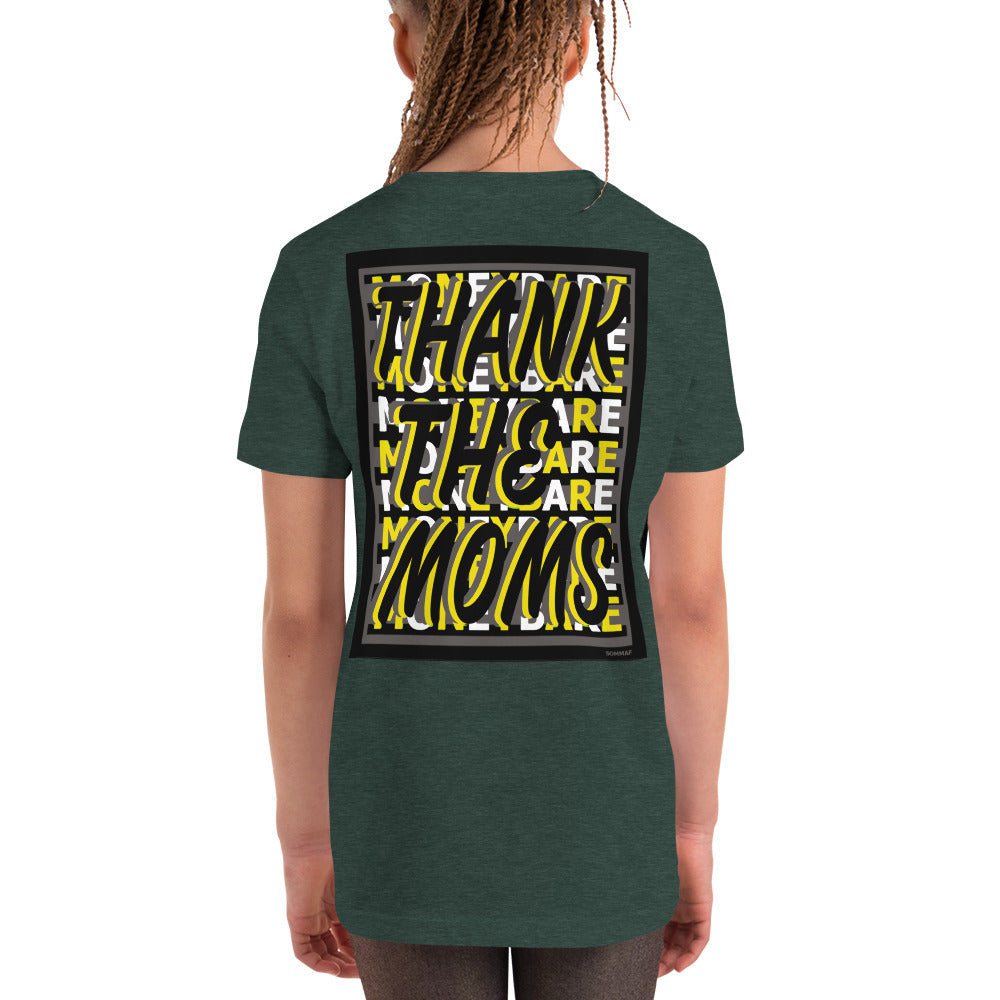 MONEYBARE TTM-1 Youth Short Sleeve Premium T-Shirt - Yellow In Icon