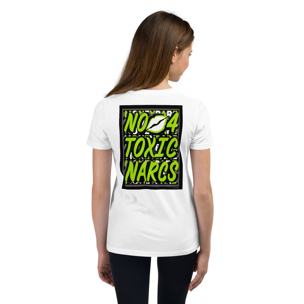 MONEYBARE N4TN-1 Youth Short Sleeve Premium T-Shirt - Green In Icon