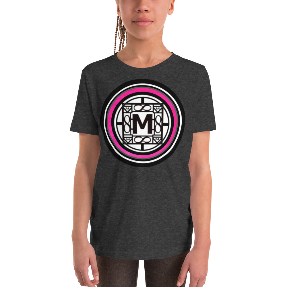MONEYBARE TTT-1 Youth Short Sleeve Premium T-Shirt - Pink