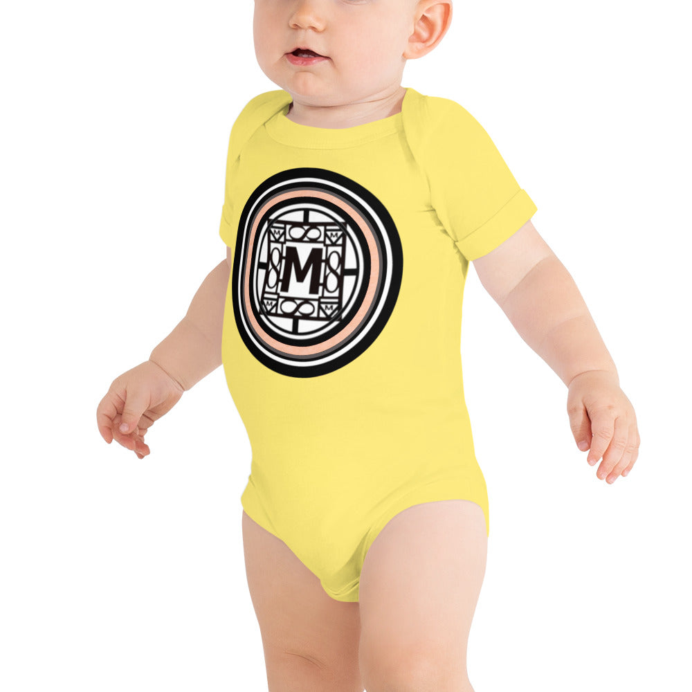 MONEYBARE TTT-1 Baby Bodysuit One-Piece Onesie - Peach