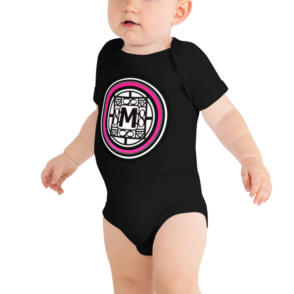 MONEYBARE N4TN-1 Baby Bodysuit One-Piece Onesie - Pink