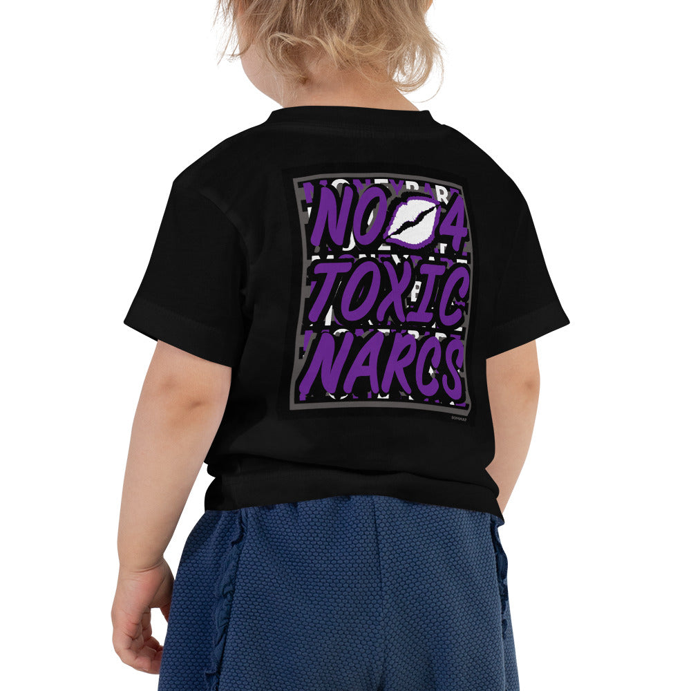 MONEYBARE N4TN-1 Toddler Short Sleeve Tee - Purple