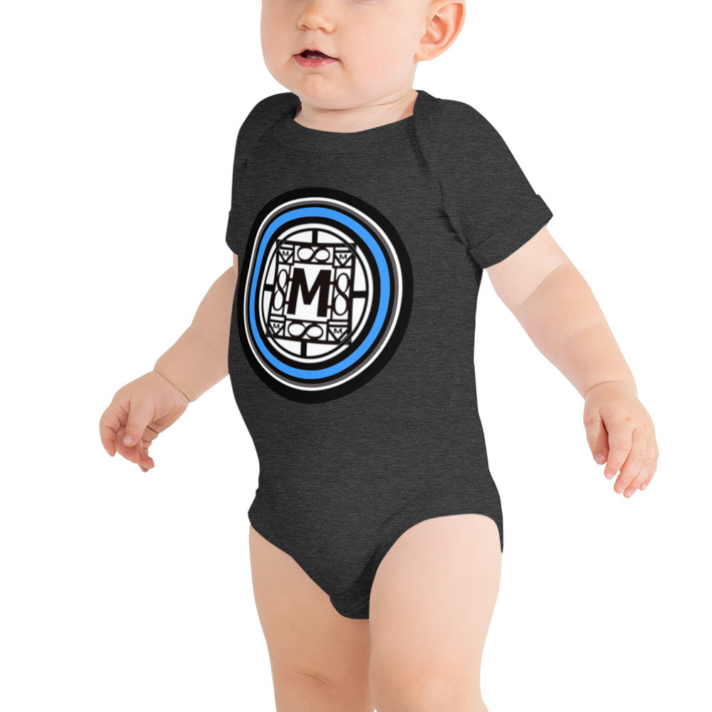 MONEYBARE TTM-1 Baby Bodysuit One-Piece Onesie - Aqua