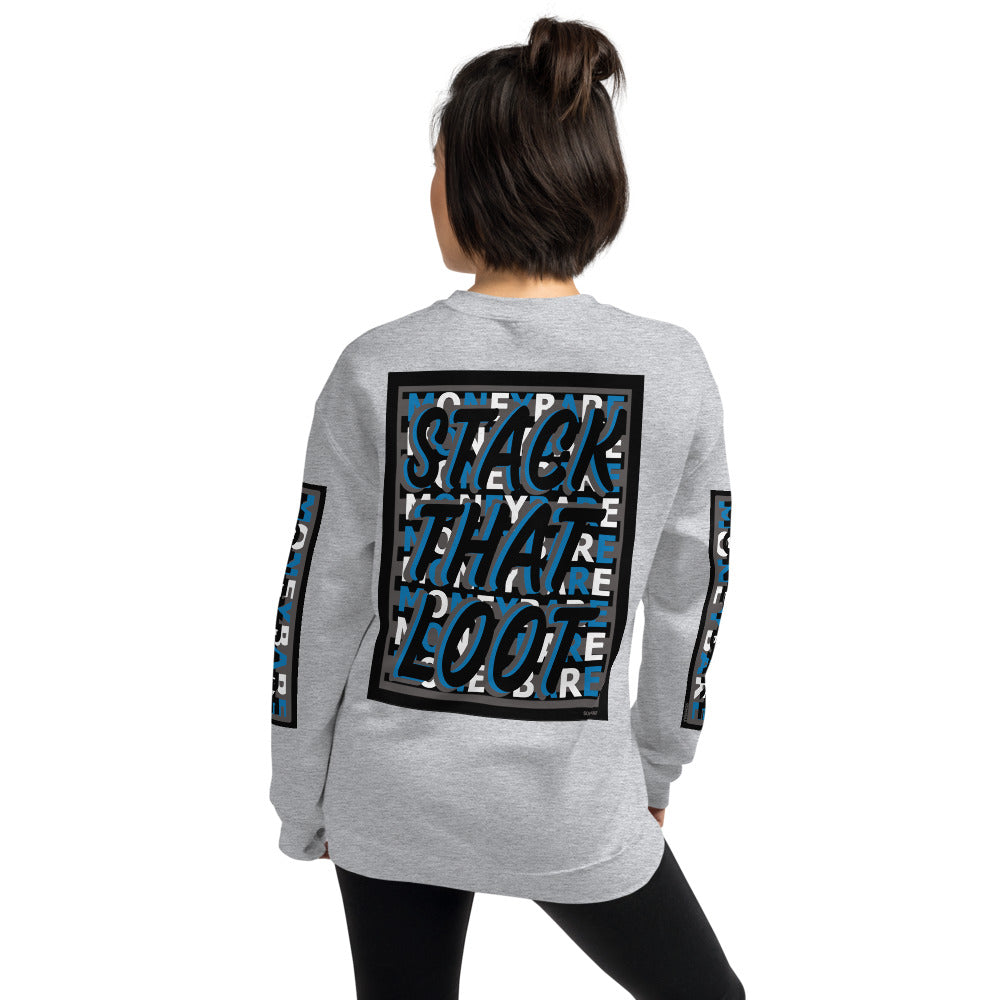 MONEYBARE STL-1 Sweatshirt - Blue