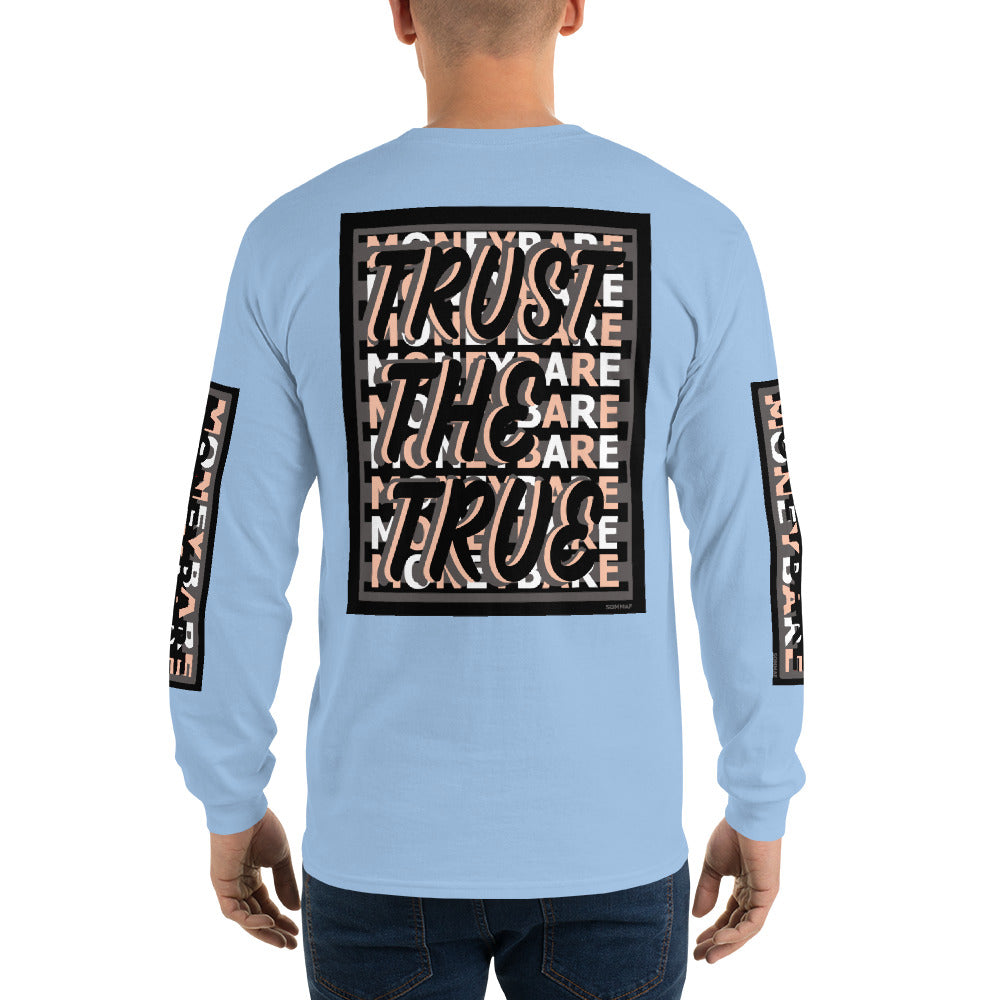 TTT-1 Men’s Long Sleeve Shirt - Peach