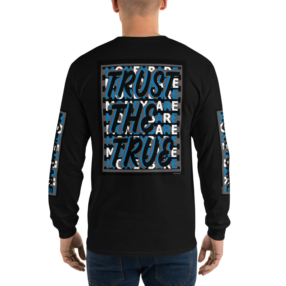 TTT-1 Men’s Long Sleeve Shirt - Blue In Icon