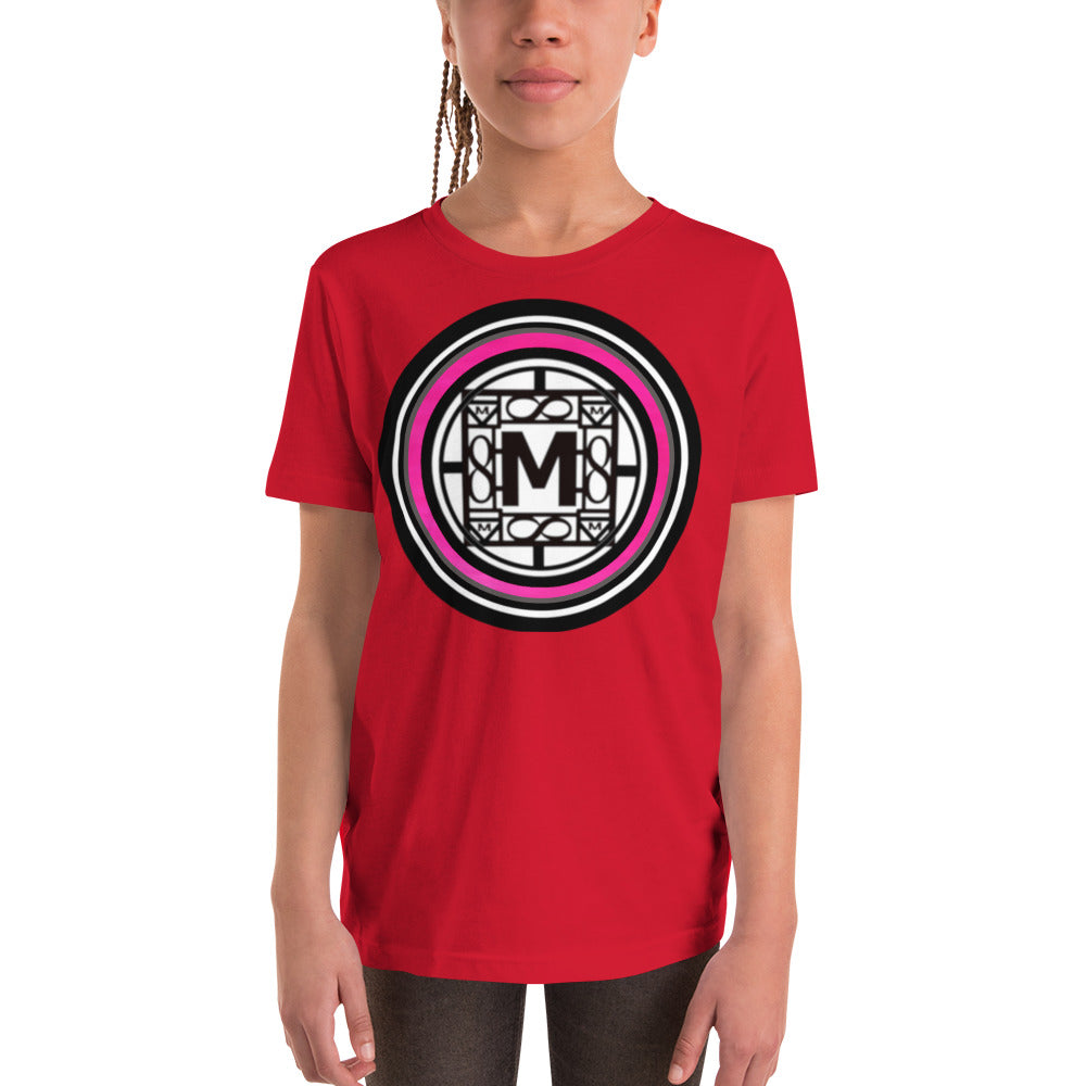 MONEYBARE TTT-1 Youth Short Sleeve Premium T-Shirt - Pink